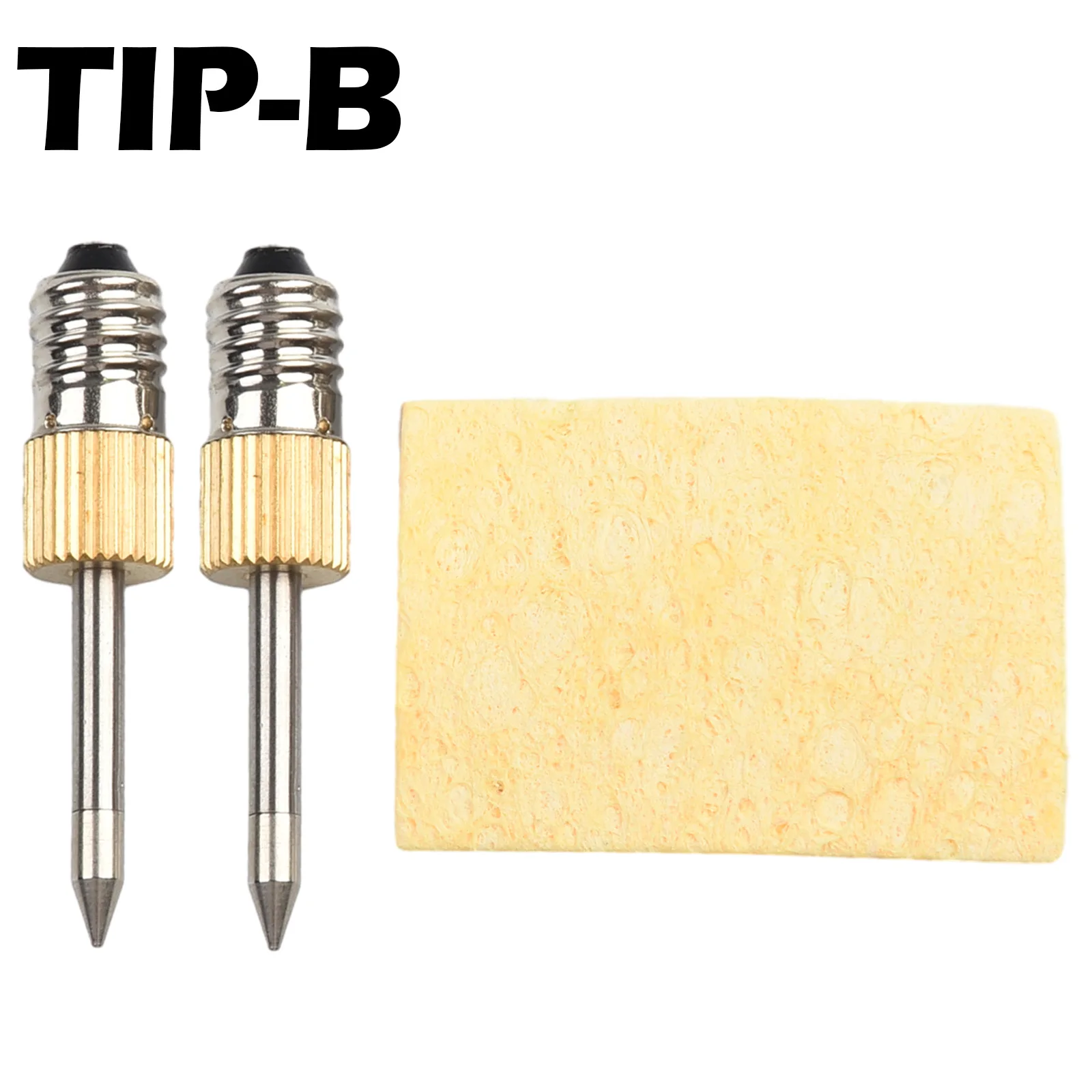 

3pcs Soldering Iron Tip Cleaning Sponge USB E10 Interface Welding Tips B C K Type 50mm For Welder Soldering Equipment Parts