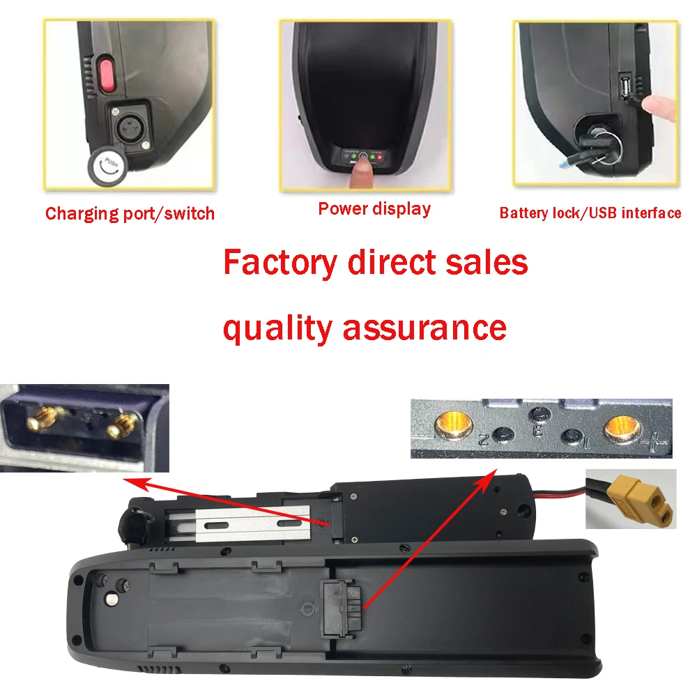 

Electric bicycle, motorcycle 36V-48V, 8AH-12AH lithium battery pack, equipped with corresponding charger