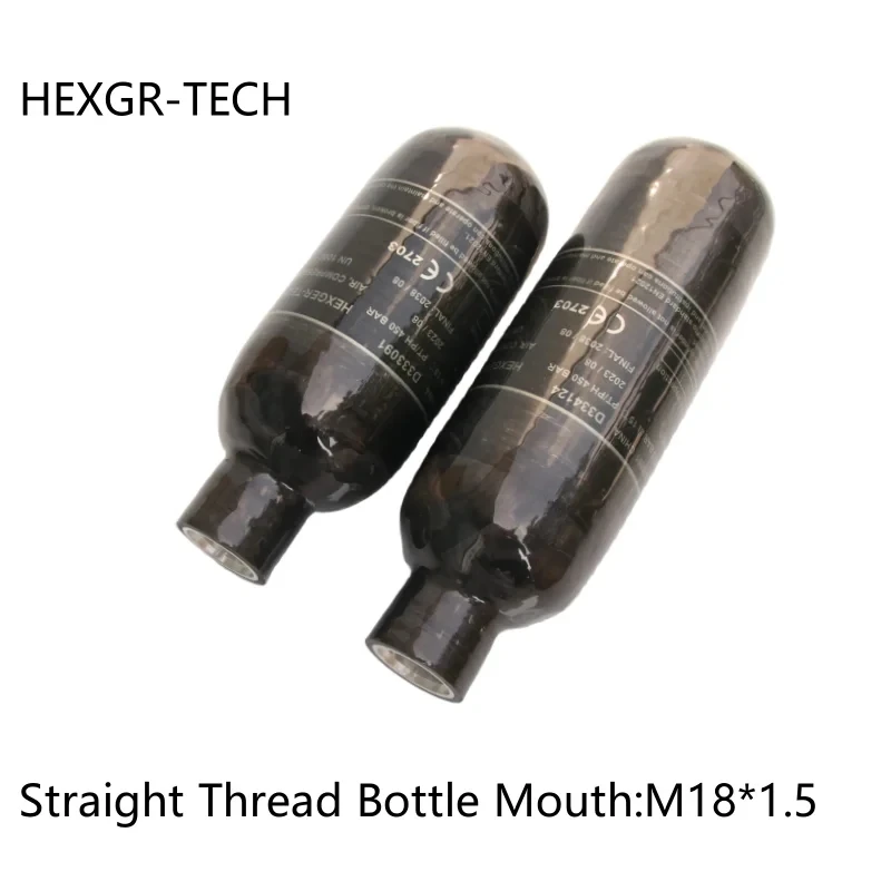 Углеродное волокно HPA Tanque De Mergulho M18 * 1 5 4500PSI 300Bar 30MPA 0.42L