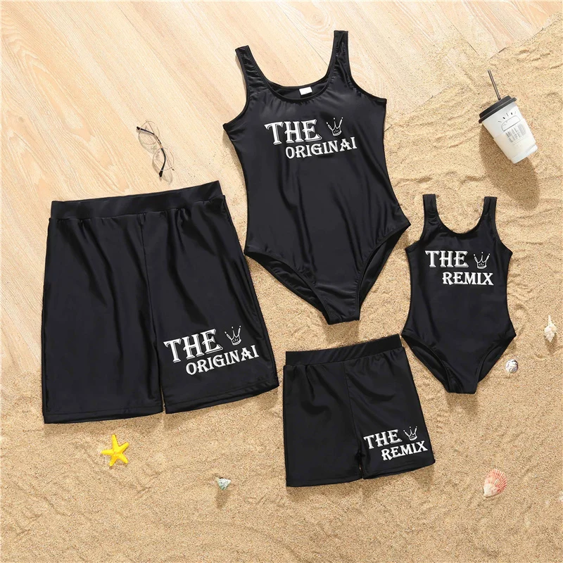 2022 Family Matching Mother Daughter Bikinis Women Swimwear Mom And Me Bathing Swim Suits Mayo Bikini High Waist Biquini Mulher