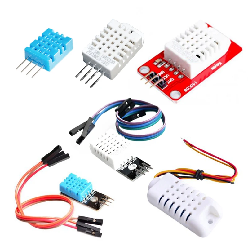 Плата модуля датчика температуры и влажности DHT22 AM2302 DHT11 AM2320, плата для Arduino, сверхнизкая мощность, высокая точность, 4 контакта, 4P