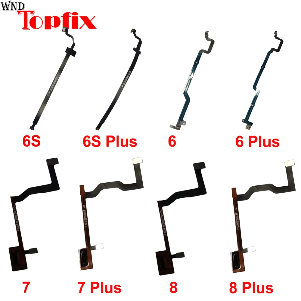 

Новая сенсорная Главная Кнопка возврата отпечатков пальцев материнская плата разъем гибкий кабель для Iphone 6 6S 7 8 Plus запасные части