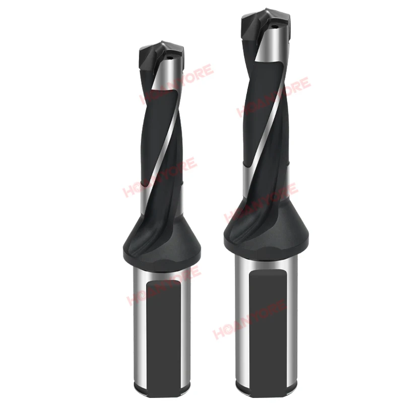 Сверло твердосплавное спиральное 5D/8D с внутренним охлаждением 12.5-32.00 мм