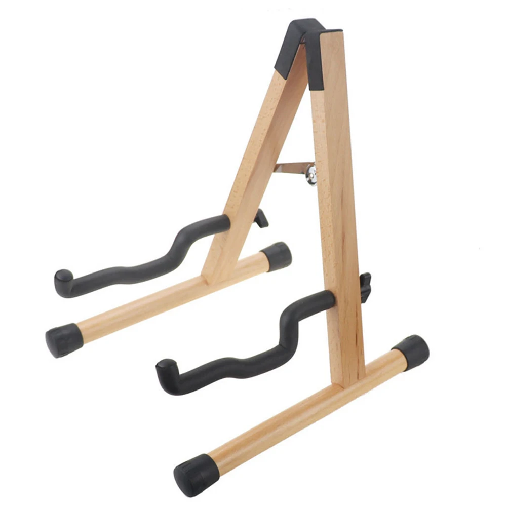 

Solid Wood Folding Wooden Guitar Stand Holder For Classical Banjo Ukulele Electric Acoustic Guitar Bass Stand A-Frame Holder