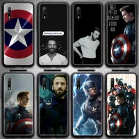 captain america chris evans phone case for huawei honor 30 20 10 9 8 8x 8c v30 lite view 7a pro