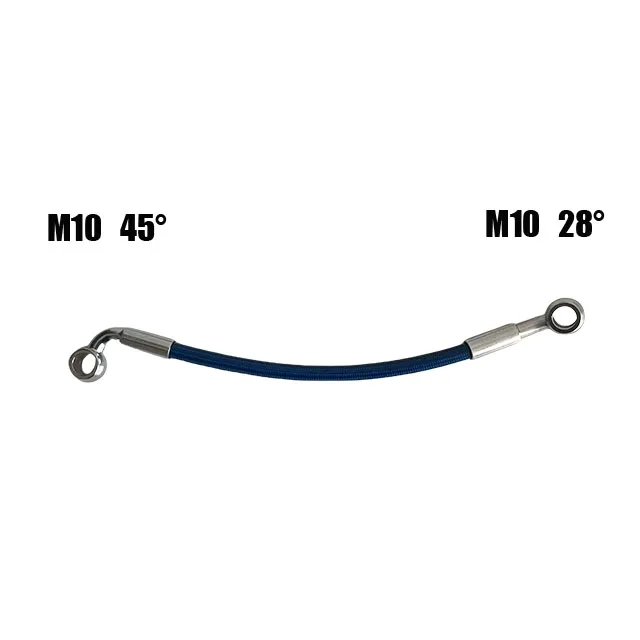 

Универсальный мотоциклетный передний и задний гидравлический плетеный тормозной шланг из нержавеющей стали для скутера AN3, усиленная тормозная трубка сцепления M10 Banjo