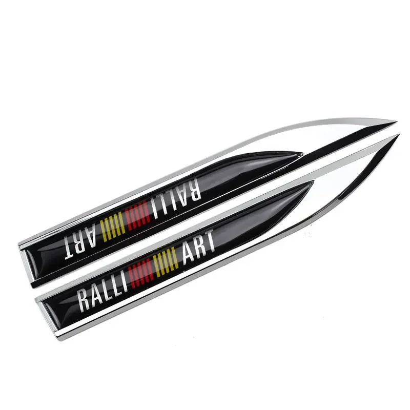 Наклейка на боковую эмблему для Mitsubishi RALLIART ASX Lancer Colt Pajero Outlander Eclipse Galant