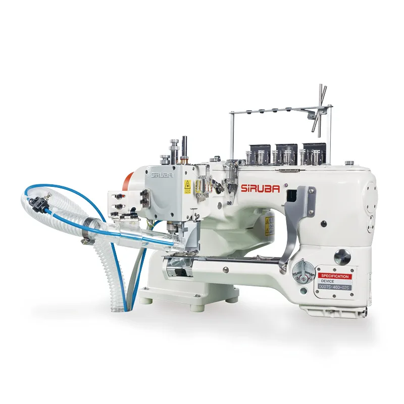 Б/у швейная машина SIRUBA D007S с 4 иглами и 6 нитями