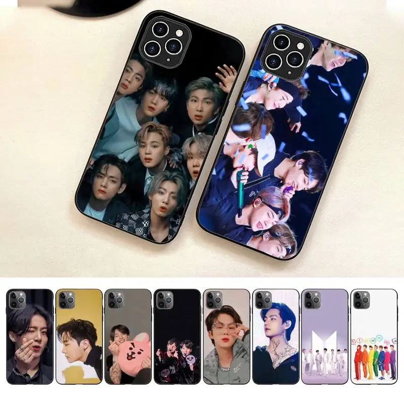 

Bulletproof B-bts-BOYS Phone Case For Iphone 7 8 Plus X Xr Xs 11 12 13 14 Se2020 Mini Pro Max Mobile Iphones Case