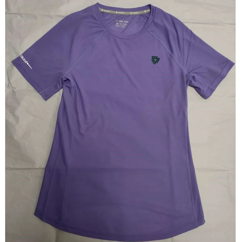 Женская быстросохнущая Спортивная футболка с коротким рукавом футболки для