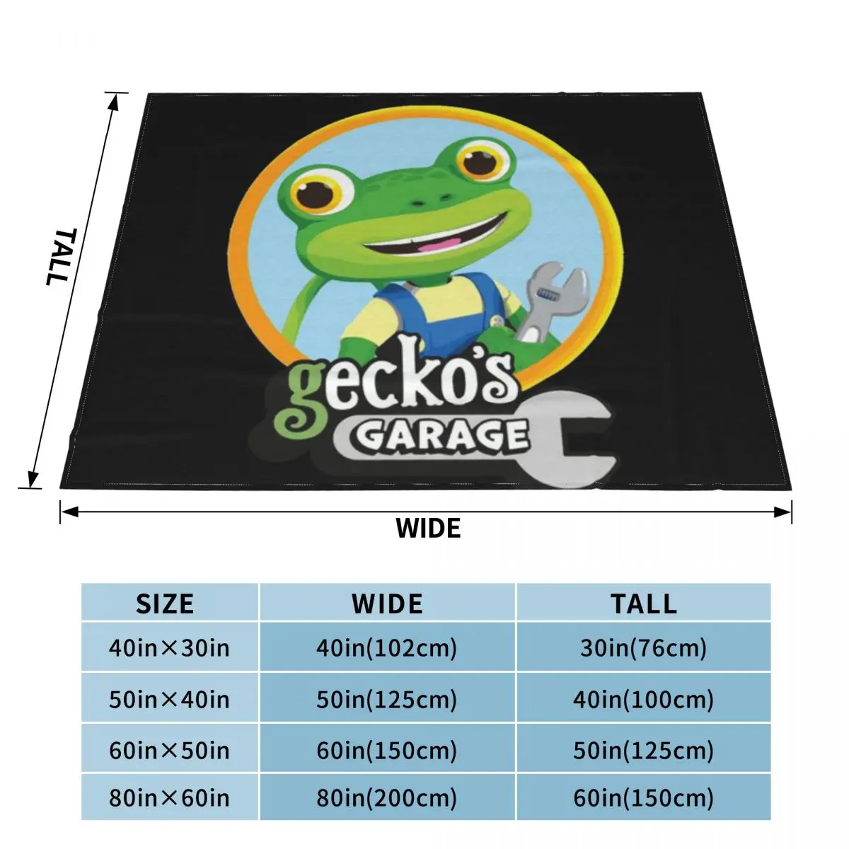 Детский гараж Gecko S GG An ультра-мягкое Флисовое одеяло