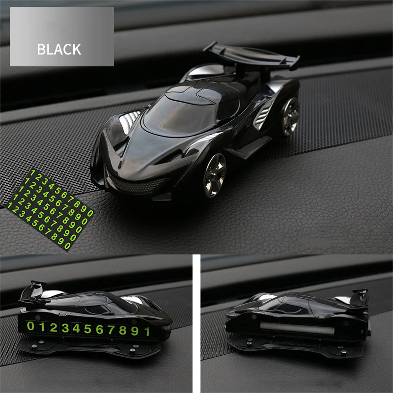 

Модель автомобиля, подставка для телефона, украшения для автомобиля, держатель для телефона с номерами для парковки, украшение для стола