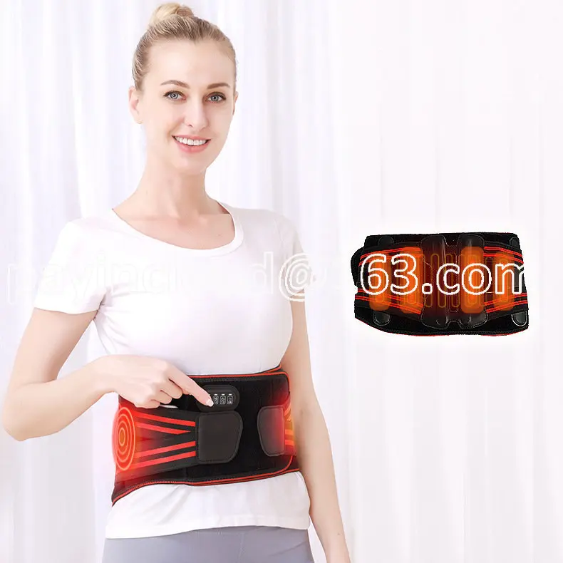 

Graphene Massage Belt Waist and Abdomen Electric Heating Belt Far Infrared Heating Intelligent Hot Compress Belt Vibration