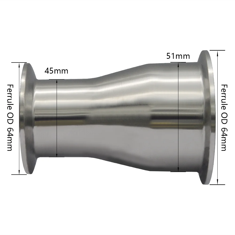 

YQBS Тройные зажимы из нержавеющей стали 304, 1,5 дюйма - 2 дюйма