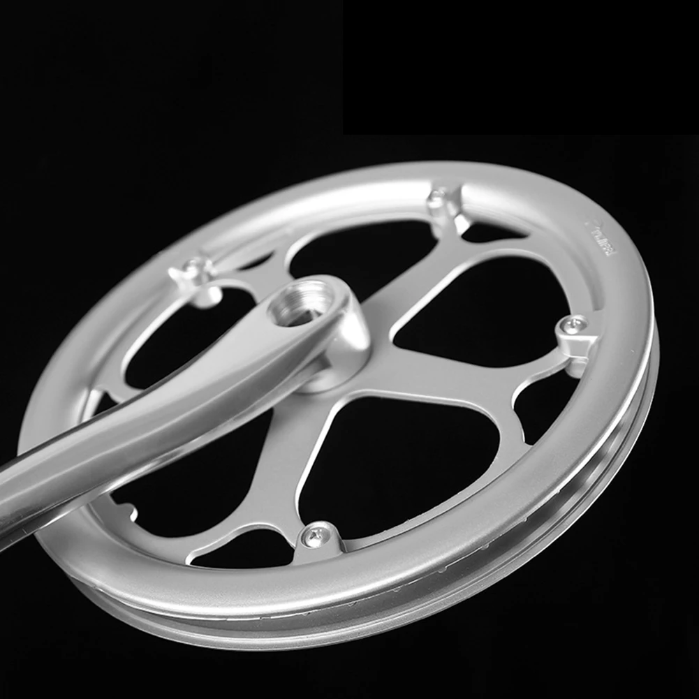 Односкоростная Звездочка для велосипеда комплект из хромированной стали 46T/52T