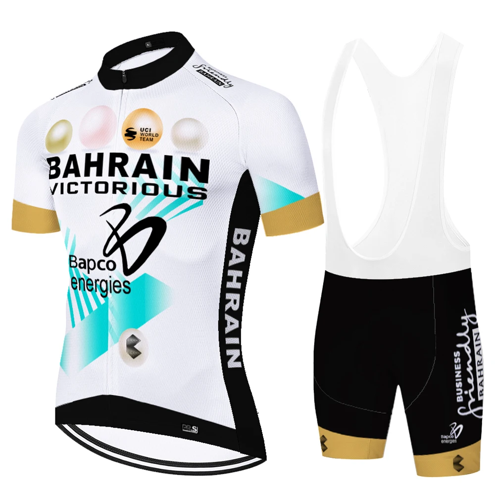 Комплект велосипедного трикотажа BAHRAIN 2025 года conjunto ciclismo masculino для шоссейного