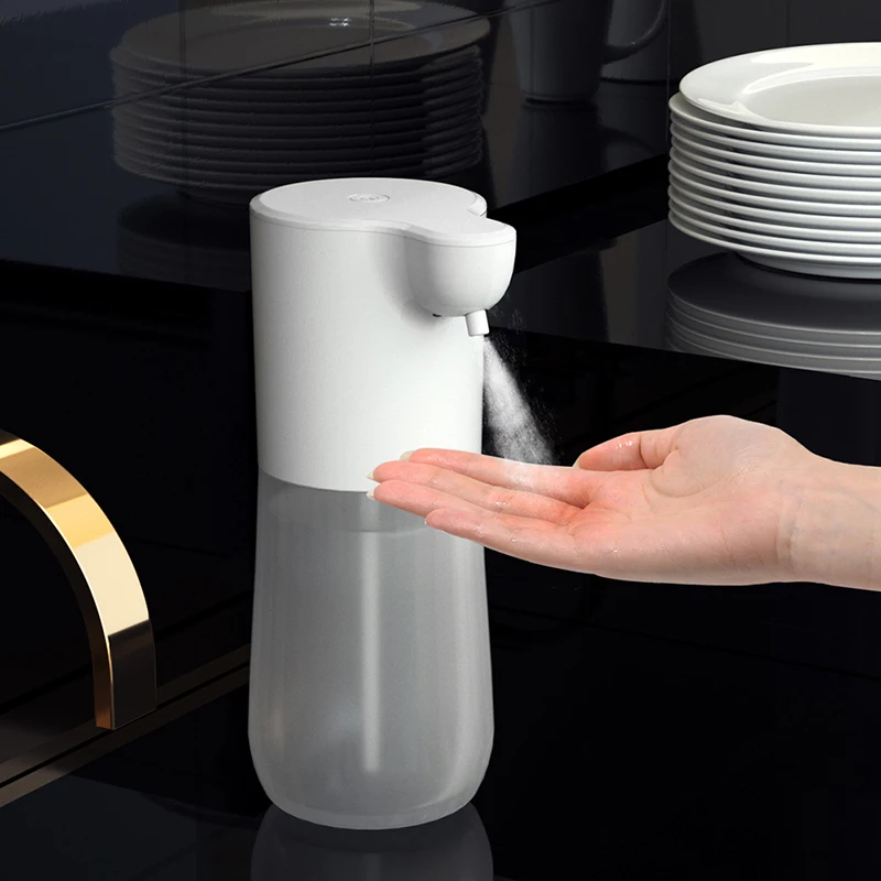 Automatic Foaming Soap Dispenser Usb Rechargeable Infrared Induction Touchless Hand Free Shower Gel Shampoo Container for Home