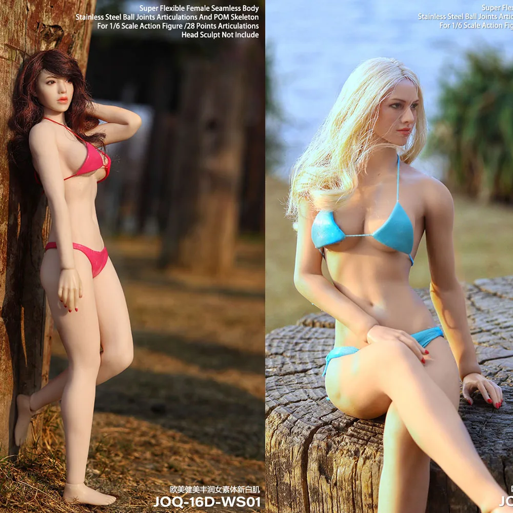Кукла Jiaou модель 1/6 Женский солдат пухлая Сексуальная Съемная ступня бесшовная