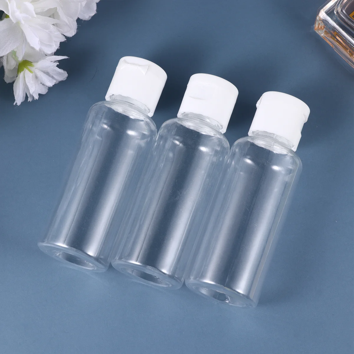 

Bottles Travel Bottle Containers Empty Shampoo Lotion Refillable Toiletry Separeted Squeezable Liquid Size Container 50Ml