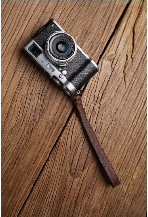 Handmade Genuine Leather Camera Wrist Strap For FUJJI Fujifilm XT4 X100F Leica Q2 Canon Nikon Sony Lumix Panasonic