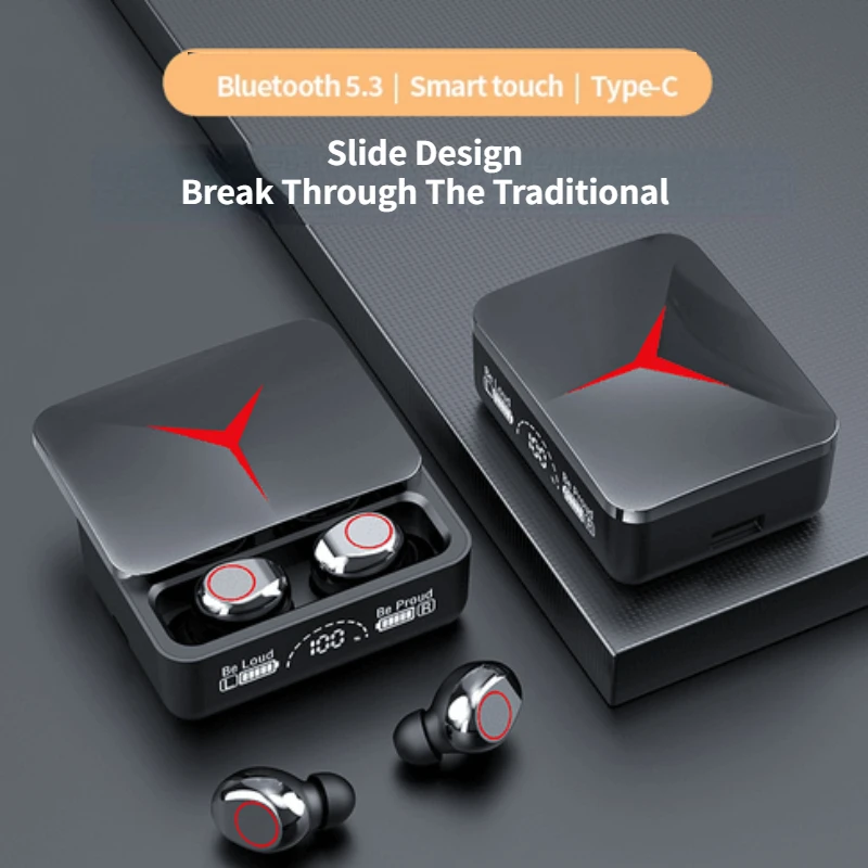 

Беспроводные наушники Bluetooth 5,3, TWS M90, с сенсорным управлением, для Iphone, Xiaomi