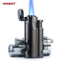 honest double direct impact metal windproof inflatable lighter creative personality boutique high end portable cigarette set gif