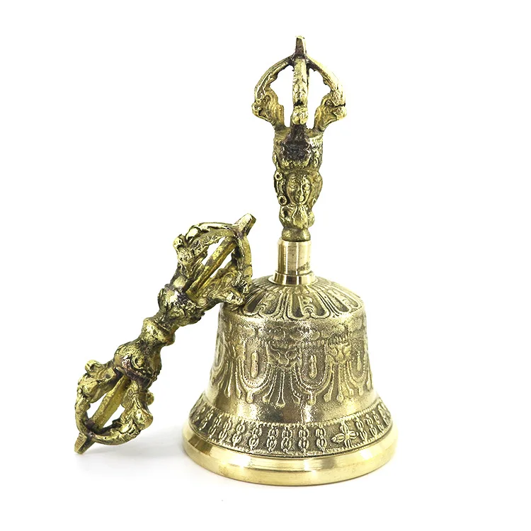 

Handmade Magic Tools Five Strand Hand Bell Brass French Bell One Set of Multiple Sizes