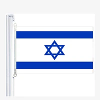 israel flag90150cm 100 polyester bannerdigital printing