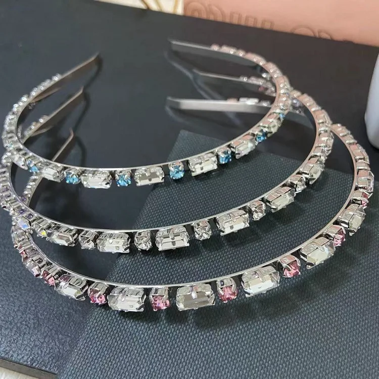 

Полная вспышка бриллиант Модный женский стиль корейский стиль универсальные аксессуары для волос повязка на голову