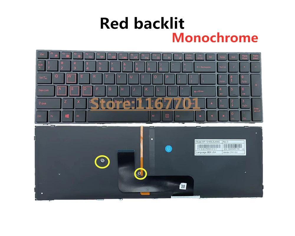 Новый ноутбук US/UK/EU RGB Красочная/клавиатура с подсветкой для Hasee Z7-SP7D1 SP7S1 SP7S2 PRO SP5D1 G7