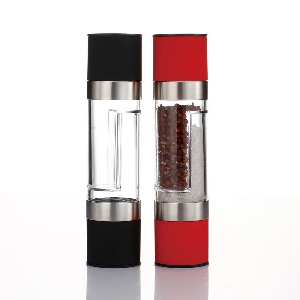 ł do pieprzu ze stali nierdzewnej ręczny młynek dwufunkcyjny dwa w jednym