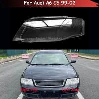 car replacement headlight shell front auto lens glass headlamp transparent heae light cover for audi a6 c5 1999 2000 2001 2002
