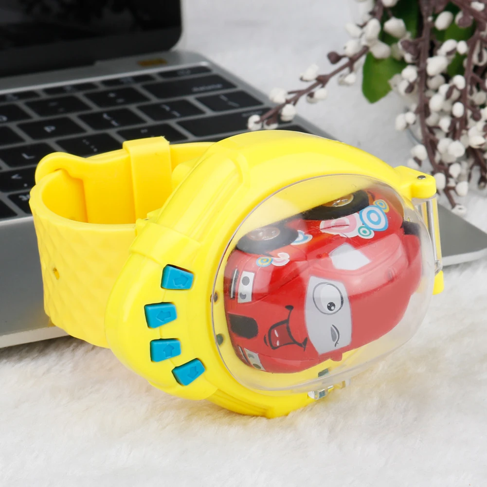 

Детские мини-часы с пультом дистанционного управления, Мультяшные наручные Гоночные Игрушки-Головоломки, компактные портативные удобные д...