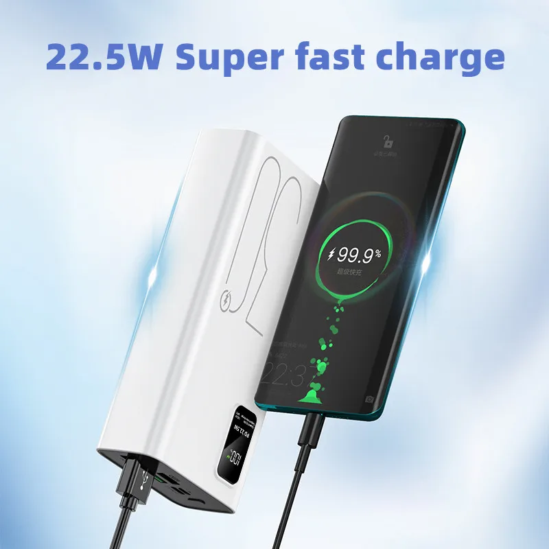 Power Bank 30000 мАч Портативный 22 5 Вт Супер быстрая зарядка Powerbank Цифровой дисплей