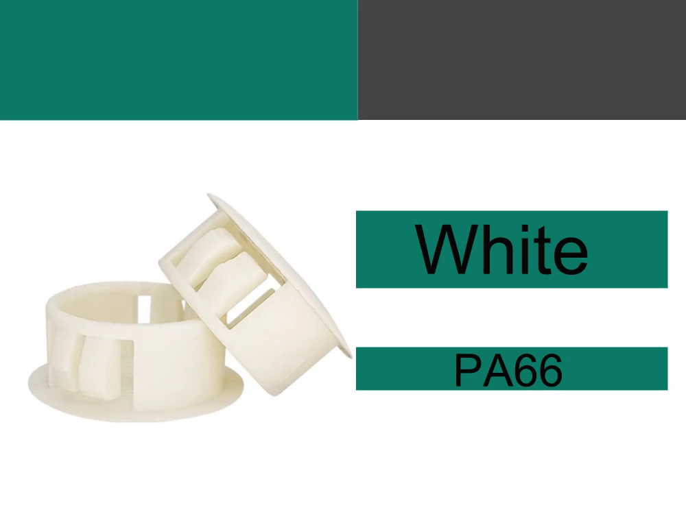 

5/10/20 шт. нейлоновая круглая защелкивающаяся заглушка 6 мм 8 мм 10 мм-30 мм черные/белые пластиковые заглушки с отверстиями заглушки уплотнительная пробка