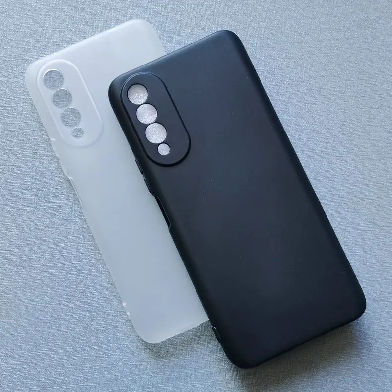 

Matte TPU Case For Honor X20SE Black Solid Color Soft Camera Shockproof Protective Anti Sratch Back Cover For Nova 8SE Funda