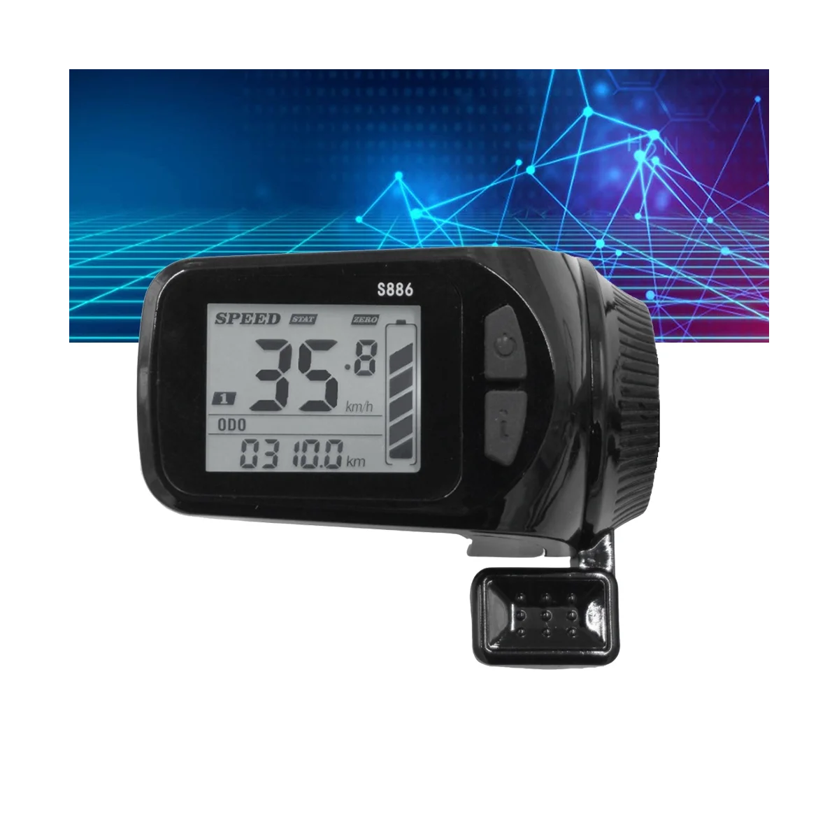 ЖК-дисплей S886 24 В/36 В/48 В/60 в для электроскутера