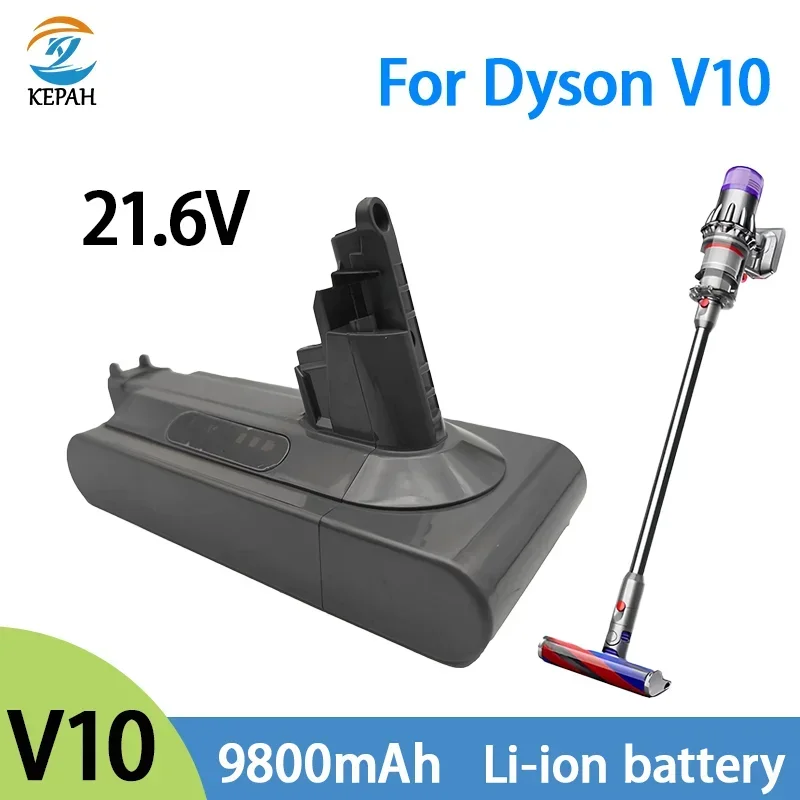 Сменный литий-ионный аккумулятор V10 25 2 В 12800 мАч для Dyson Cleaner RH-10 SV12 7-элементный (