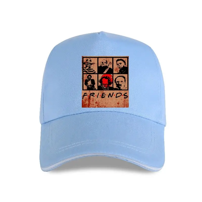 

2022 Halloween Scary Friends Horror Movie Creepy Baseball cap Halloween Team Friends Squad Printed