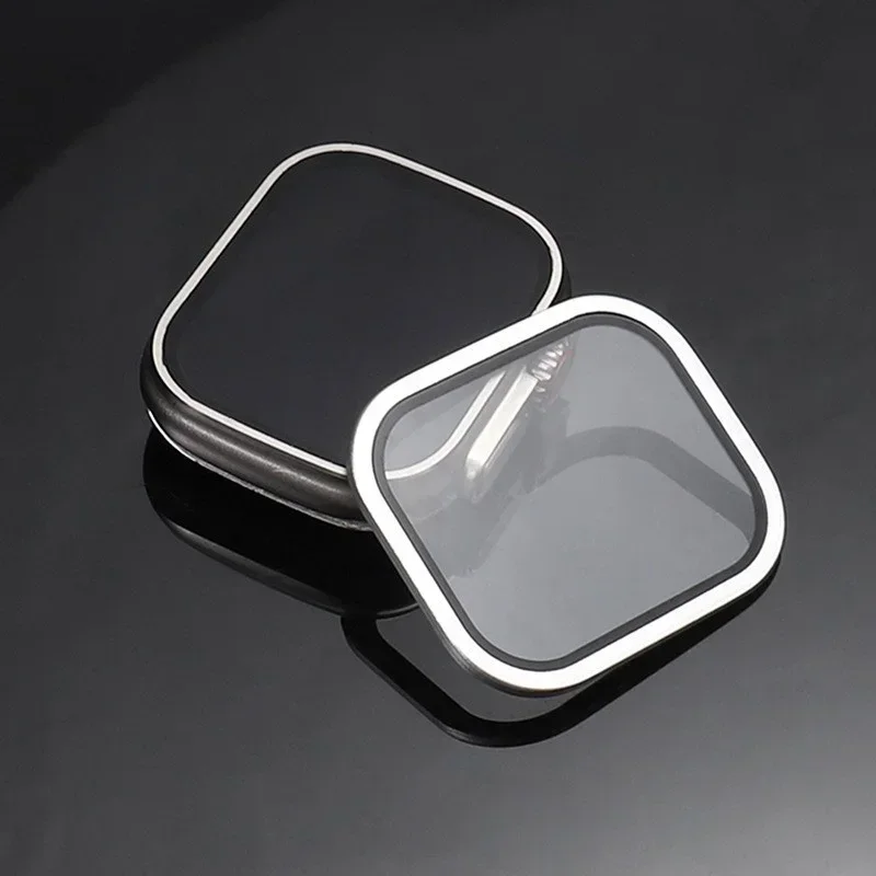 HD Закаленное Стекло + Титановая Рамка Защитный Экран Для Apple Watch Ultra 1/2 Легкий Чехол