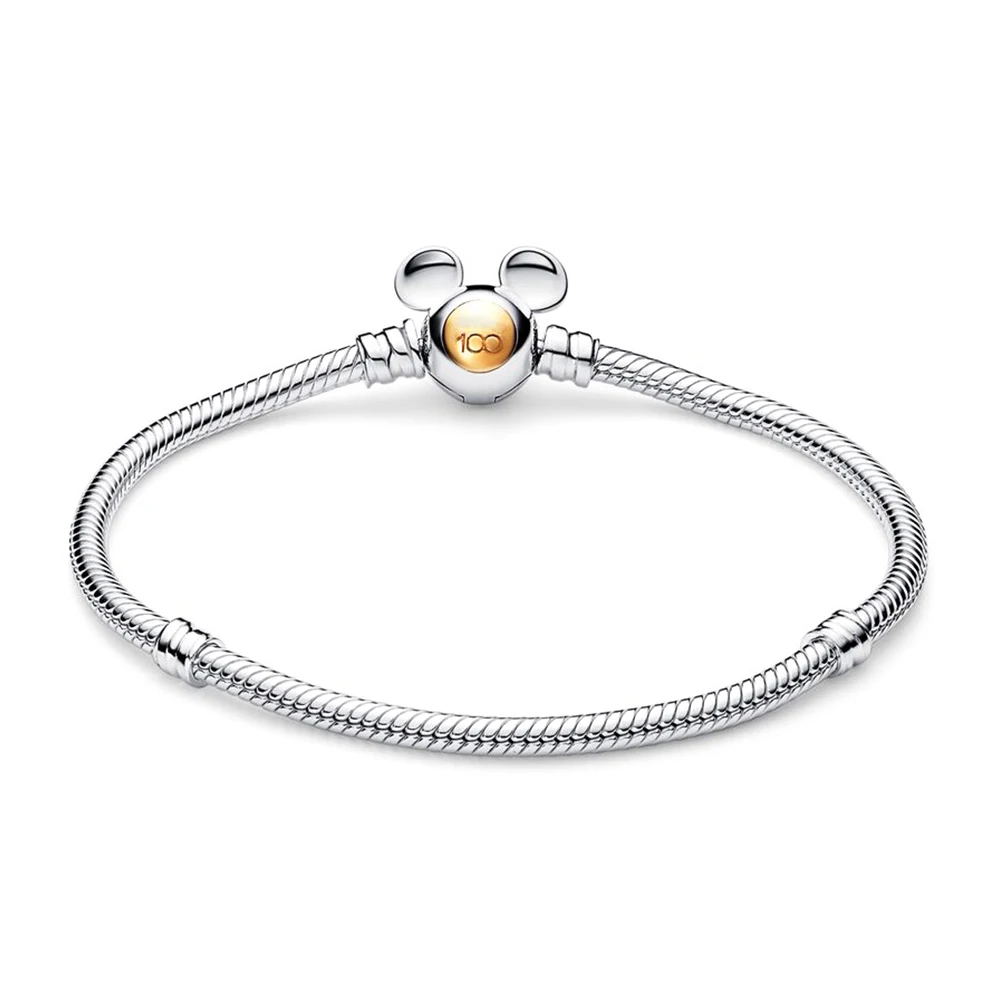 Pandora-Bracelet à breloques en argent 2023 pour femme, 100e moment des travailleurs, salle, convient au bracelet original, bijoux à bricoler soi-même, cadeaux, nouveau, 925 2