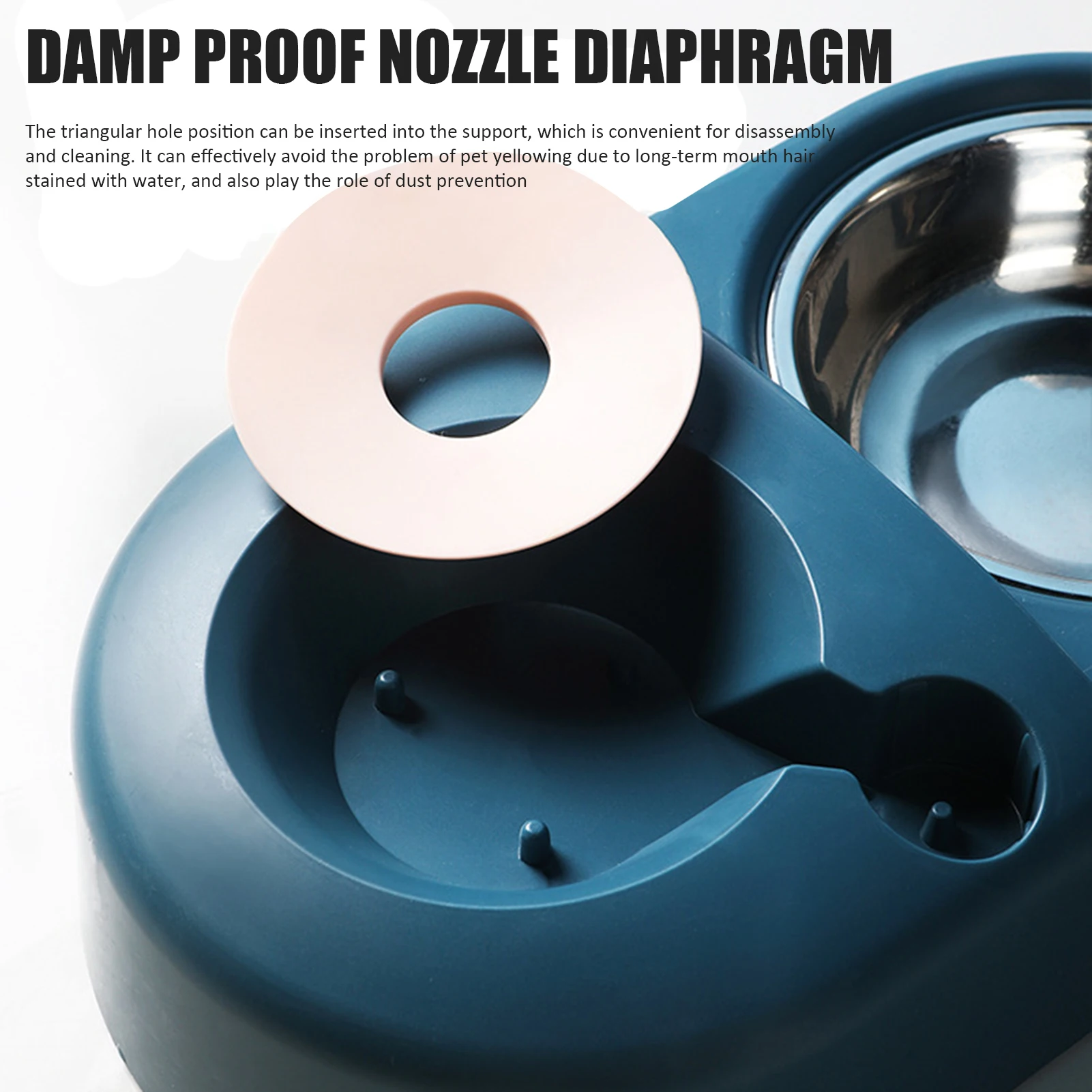 

2 In 1 Cat Feeder And Water Dispenser 2 In 1 Automatic Feeder For Small Animals Stainless Steel Food Dispenser & Water Fountain