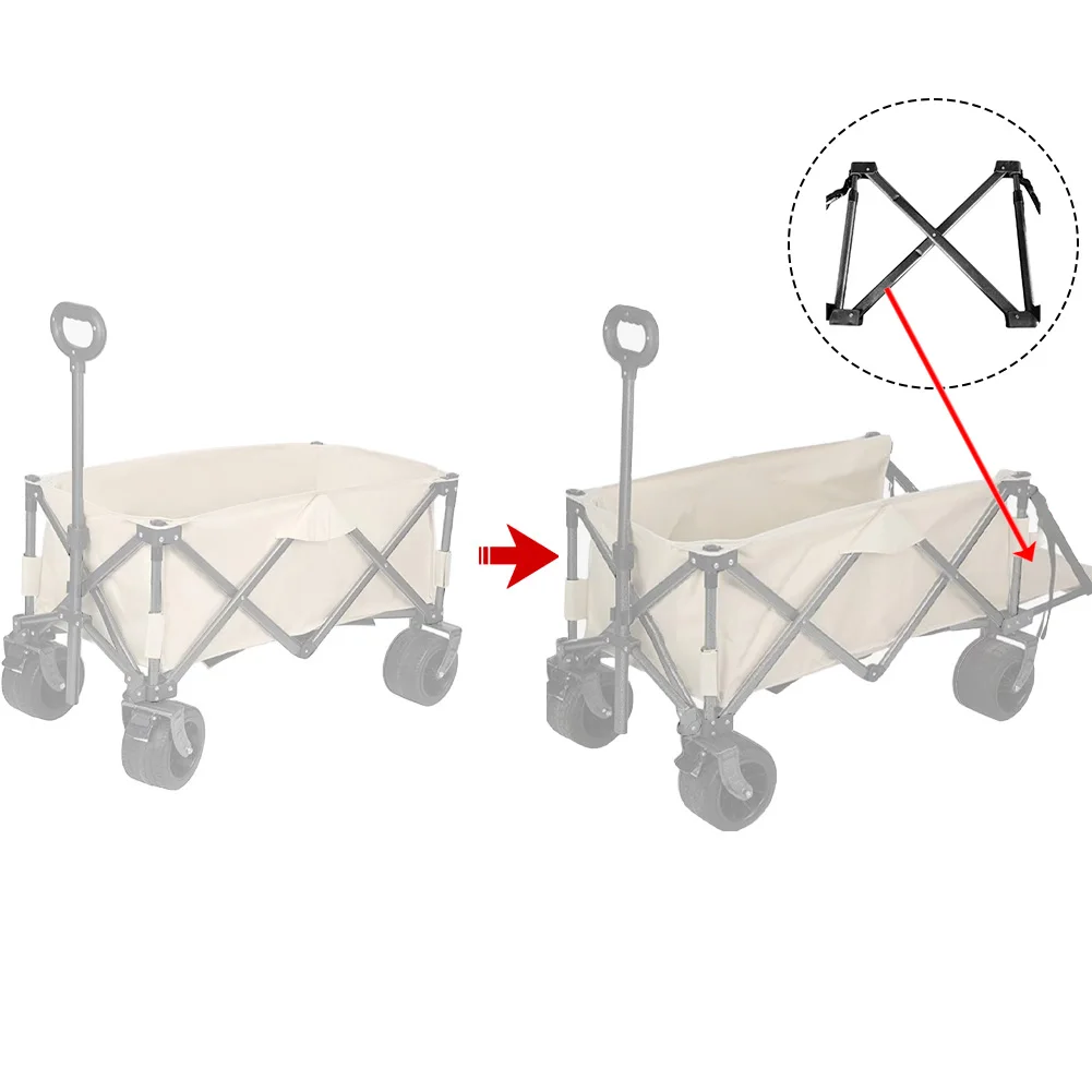 1 шт. складная тележка для кемпинга около 46-52 см