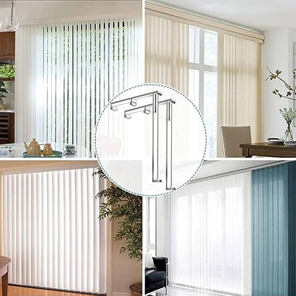 4 шт. венецианские вертикальные зажимы для позиционирования штор сменные