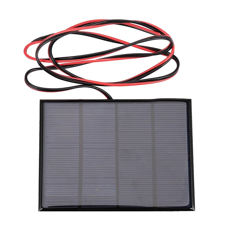

1,5 Вт, 12 В, миниатюрная солнечная панель, зарядное устройство для небольших ячеек с проводом 1 м