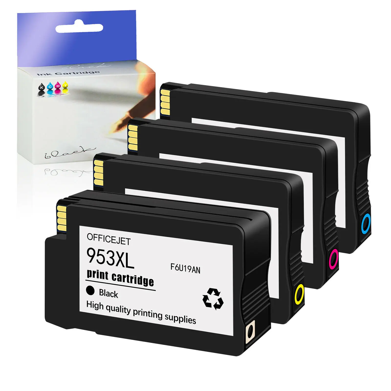 

953XL 953 Replacement Ink Cartridge Newest Chip For HP Officejet Pro 7740 8210 8218 8710 8715 8716 8718