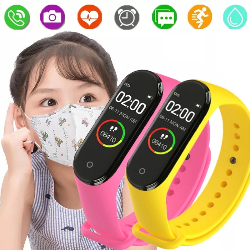 Kids Watches Custom Wallpaper Waterproof Smart Watch Women Digital Bluetooth Sport Wristwatch for Fitness Tracker Children Watch
