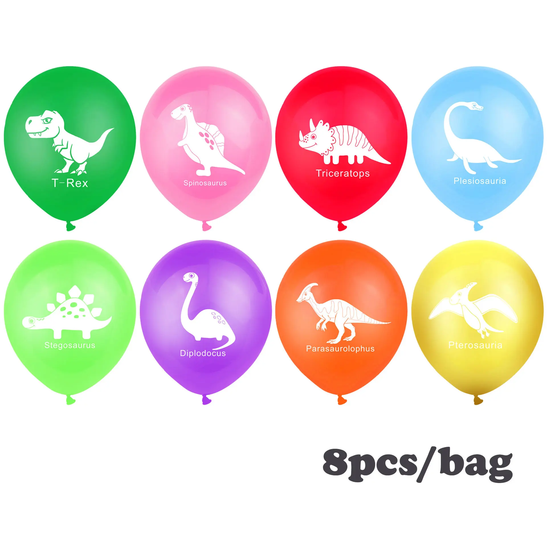 

12inches Dinousar Balloons Party Suppliers for Kid Boy Birthday Party Decoration Dinosaur World Jungle Party Decor