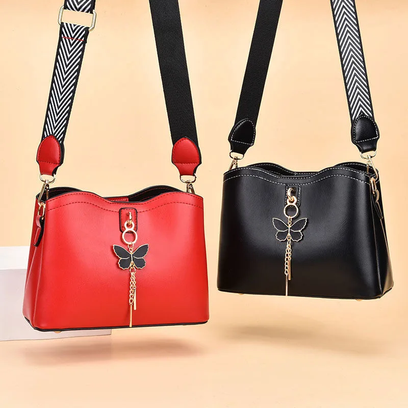 Российские модные тренды Сумка-мессенджер женская из экокожи модный саквояж