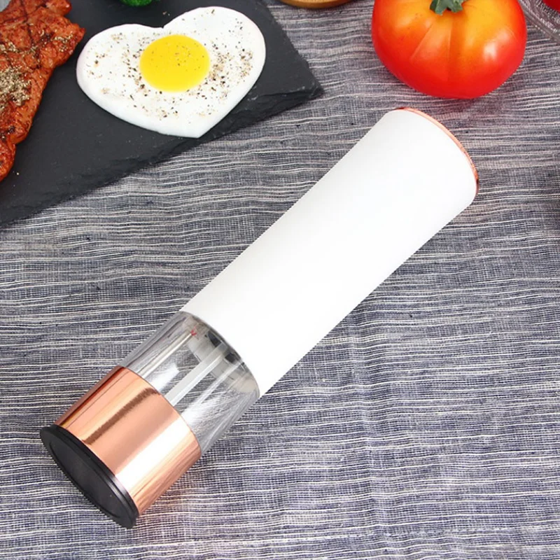 

LUDA Automatic Salt Pepper Grinder Electric Spice Mill Battery Powered Adjustable Coarseness Pepper Mill Kitchen Tools
